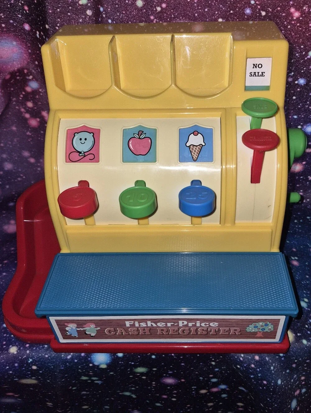 🛒 Vintage Fisher-Price Cash Register Toy | Retro Pretend Play | Nostalgia